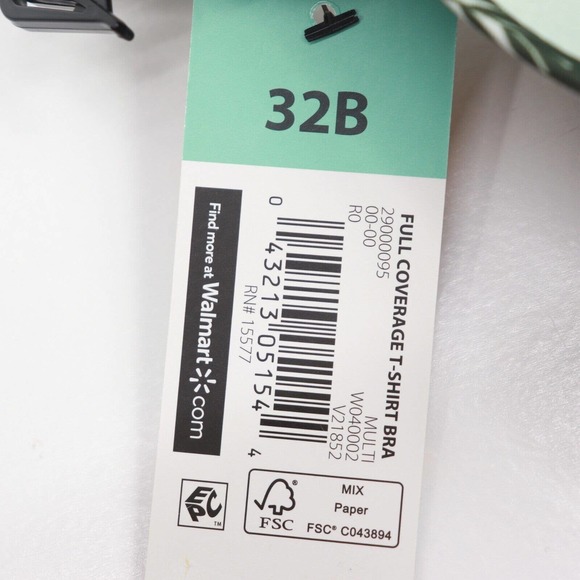 Kindly Yours Women’s Sustainable Tailored Full Coverage T-Shirt Bra 32B - Picture 7 of 7